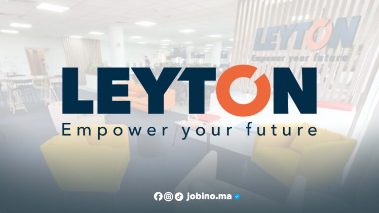 فرص عمل في Leyton المغرب: 10 وظائف دائمة متاحة في الدار البيضاء